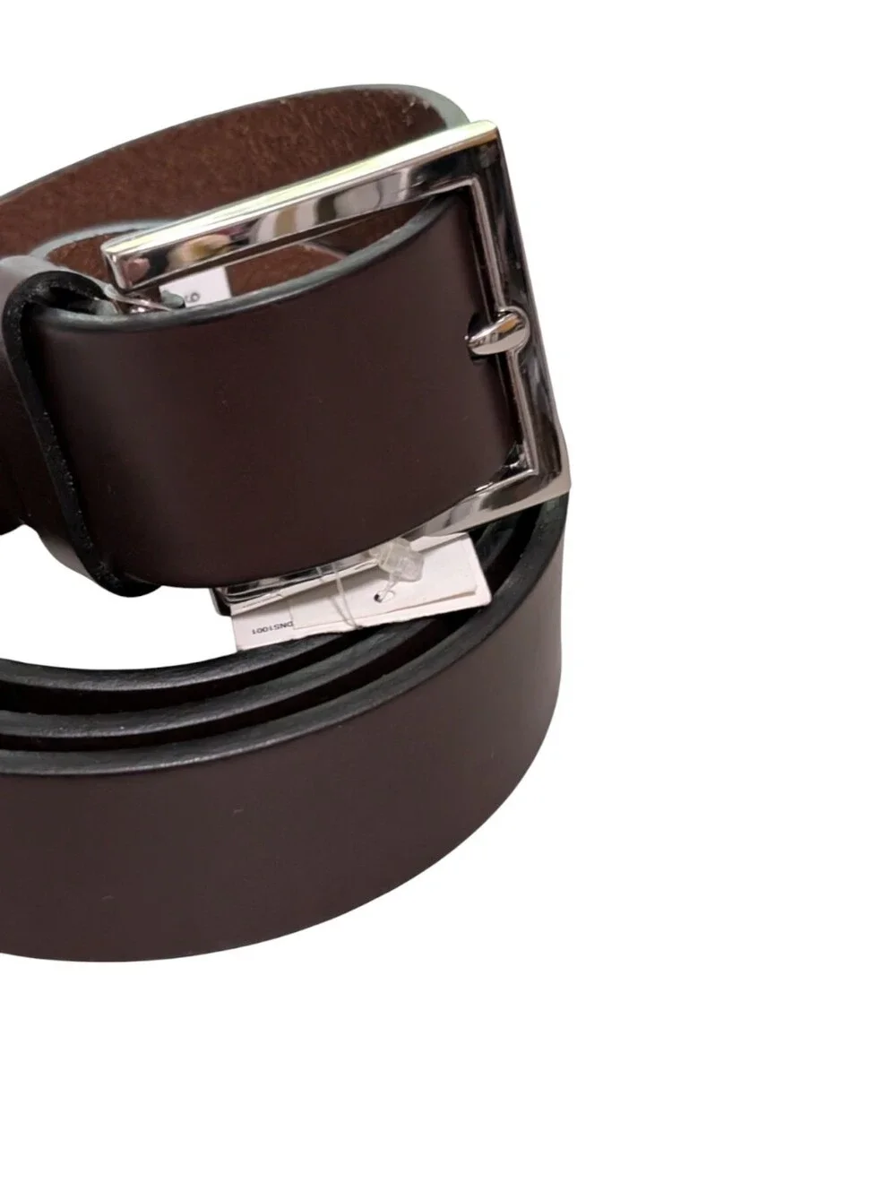 NWT Banana Republic Brown cow Leather Belt Silver Buckle Men's size 40 classic